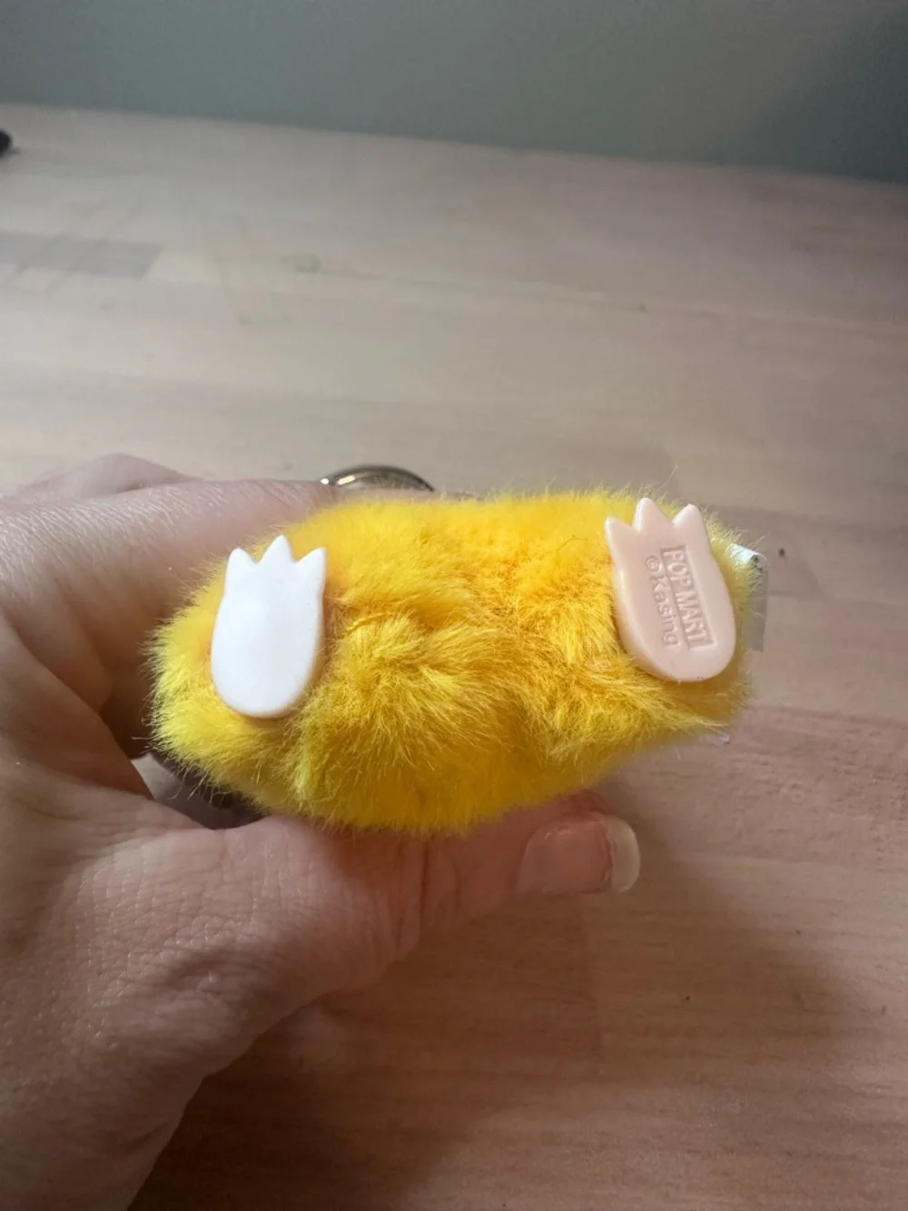 Yellow Labubu (Y) Keychain - Popmart